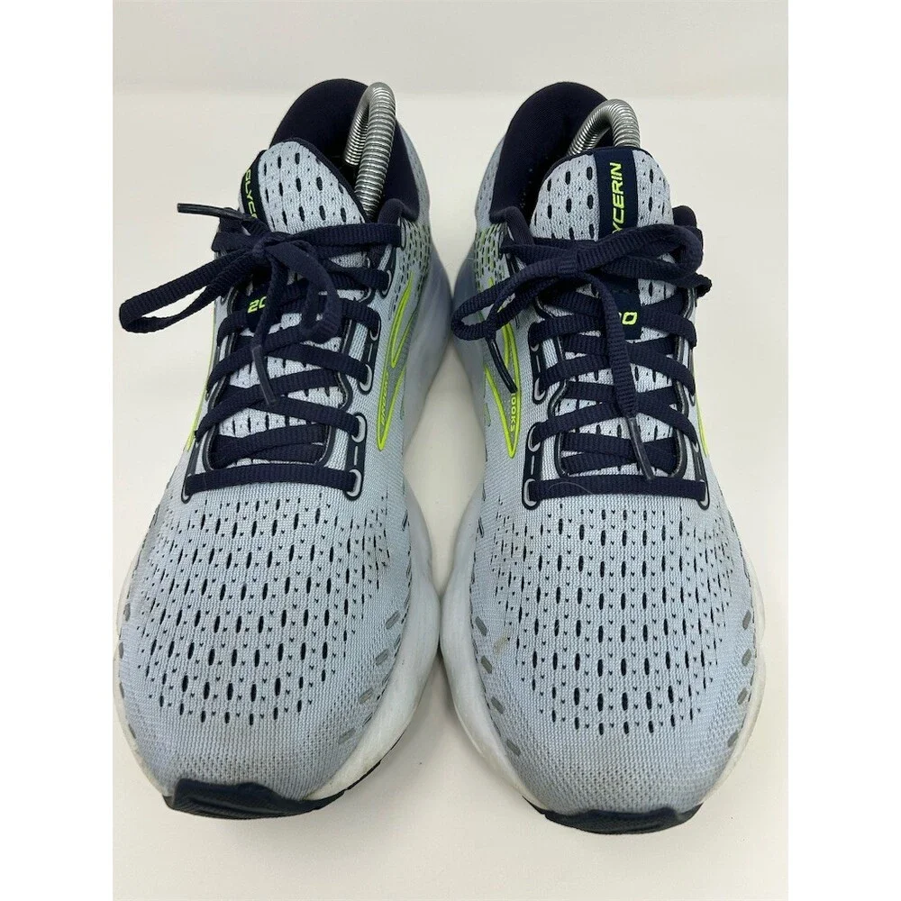 Brooks Glycerin 20 Women's Running Shoes Blue Colorblock Lace-Up Size 10